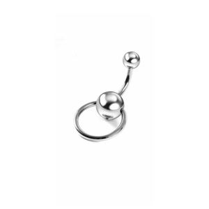 NEW Steel Loop Belly Ring